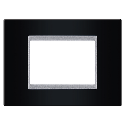 Aling-Conel Basic Black Series Cover Frame (3M & 4M) Aling Conel