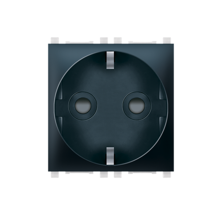 Aling-Conel Experience 2-Pole Socket Outlet with Shutter (2M) - Art. 74152 Aling Conel
