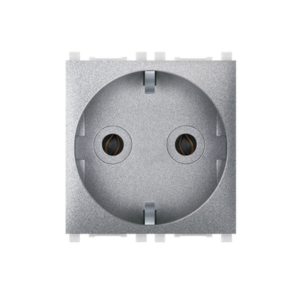 Aling-Conel Experience 2-Pole Socket Outlet with Transparent Cover (2M) - Art. 74153