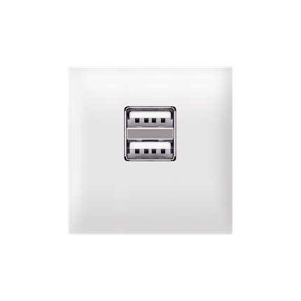 Aling-Conel Experience Dual USB Type-A Power Supply (2M) - Art. 74283 Aling Conel
