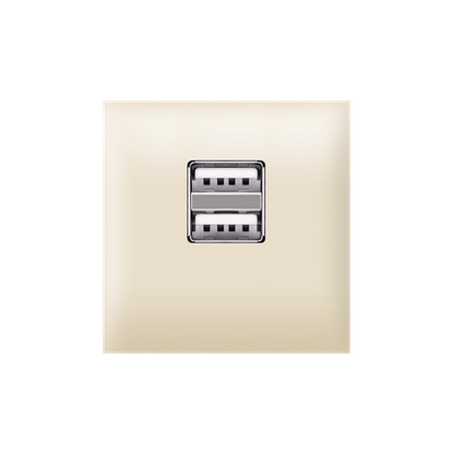 Aling-Conel Experience Dual USB Type-A Power Supply (2M) - Art. 74283 Aling Conel