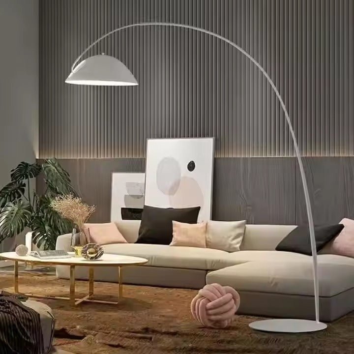 AUR - FL - RL9020 - L Modern Arc Floor Lamp - Aura Lighting - Azar Group