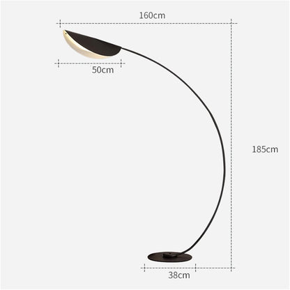 AUR - FL - RL9091 - BK EESHHA Modern Floor Lamp - Aura Lighting - Azar Group