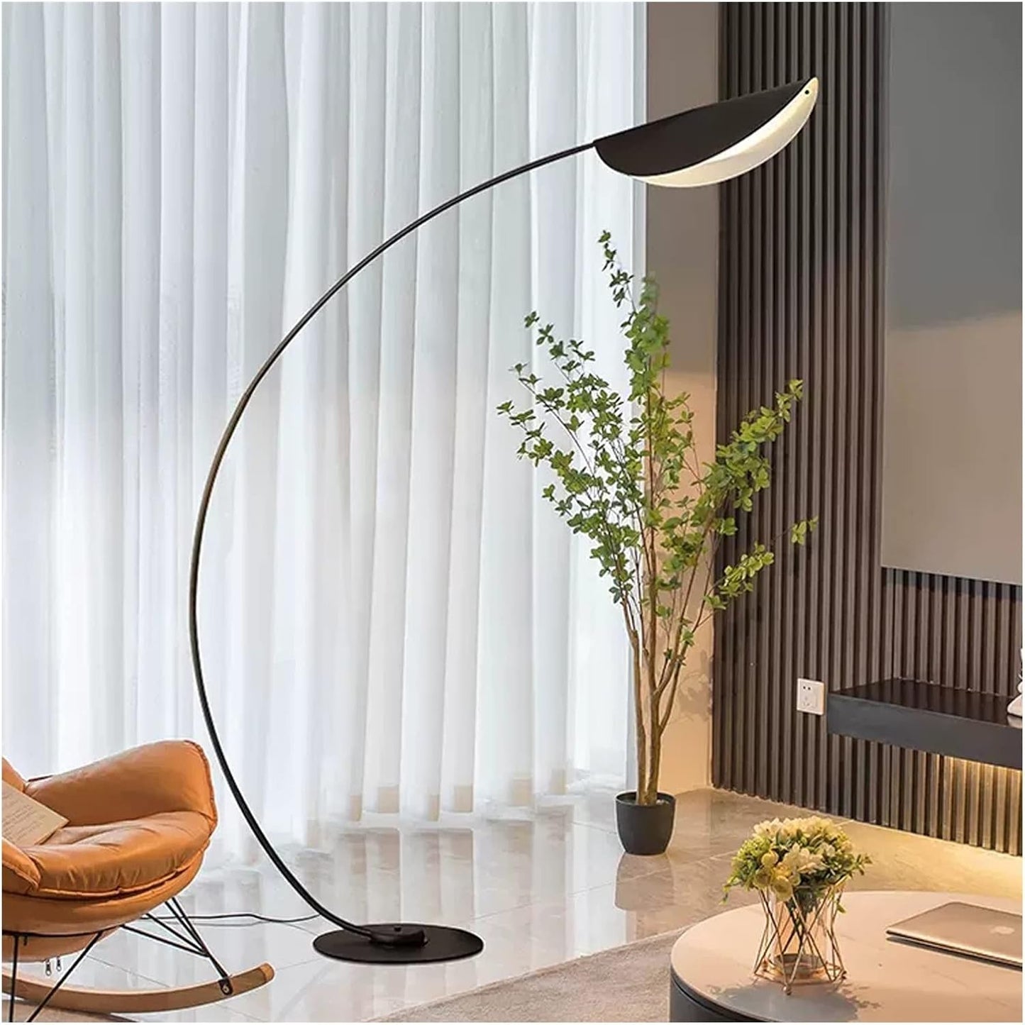 AUR - FL - RL9091 - BK EESHHA Modern Floor Lamp - Aura Lighting - Azar Group