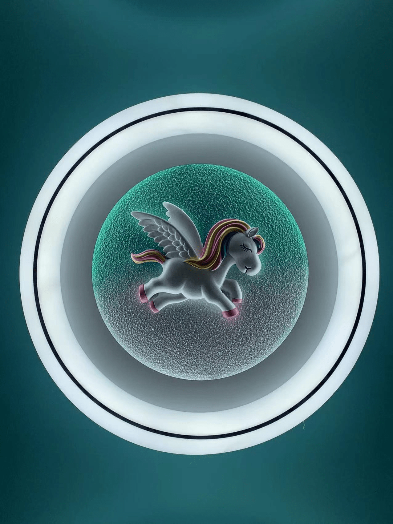 AUR - KID - 3075 Magical Unicorn Ceiling Light - Lighting - Aura Lighting - Azar Group