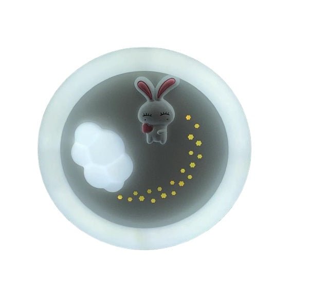 AUR - KID - 615 Moonlit Cloud and Bunny Ceiling Light - Lighting - Aura Lighting - Azar Group