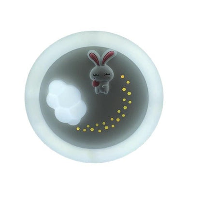 AUR - KID - 615 Moonlit Cloud and Bunny Ceiling Light - Lighting - Aura Lighting - Azar Group