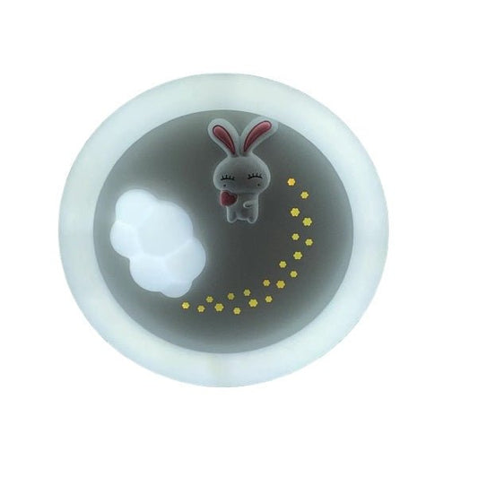 AUR - KID - 615 Moonlit Cloud and Bunny Ceiling Light - Lighting - Aura Lighting - Azar Group
