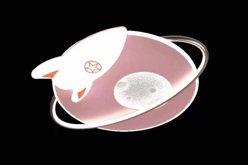 AUR - KID - 655PK Pink Space Rocket Ceiling Light - Lighting - Aura Lighting - Azar Group
