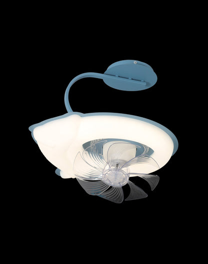 AUR - KID - 662BL Blue Ceiling Light Fan - Lighting - Aura Lighting - Azar Group