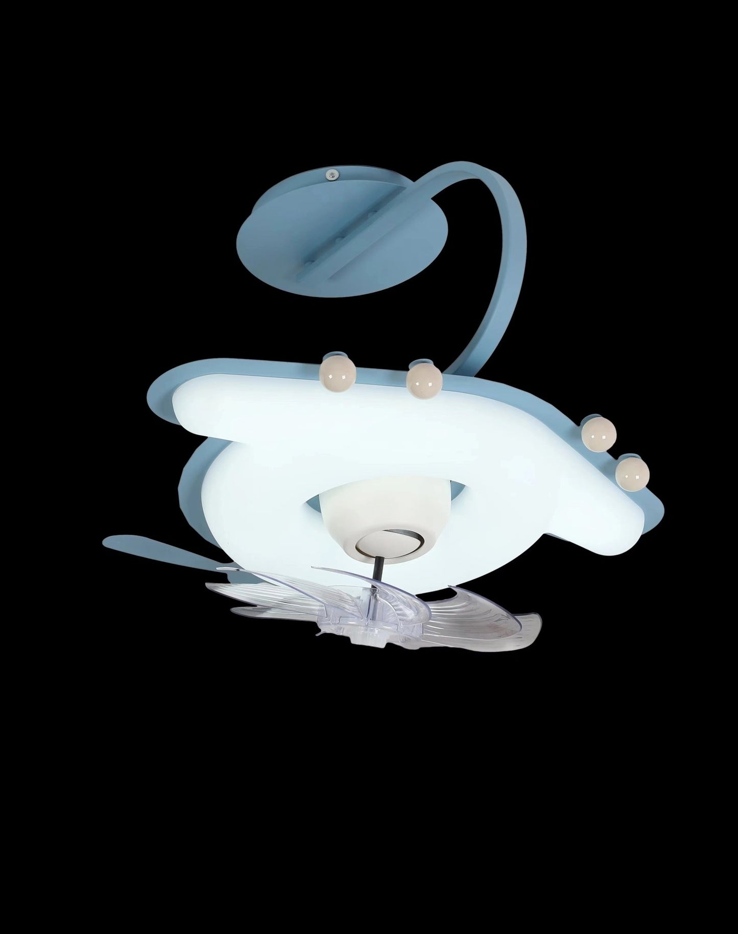 AUR - KID - 665BL Blue Airplane - Shaped Ceiling Light Fan - Lighting - Aura Lighting - Azar Group