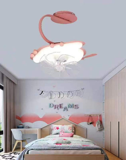 AUR - KID - 665BL Blue Airplane - Shaped Ceiling Light Fan - Lighting - Aura Lighting - Azar Group