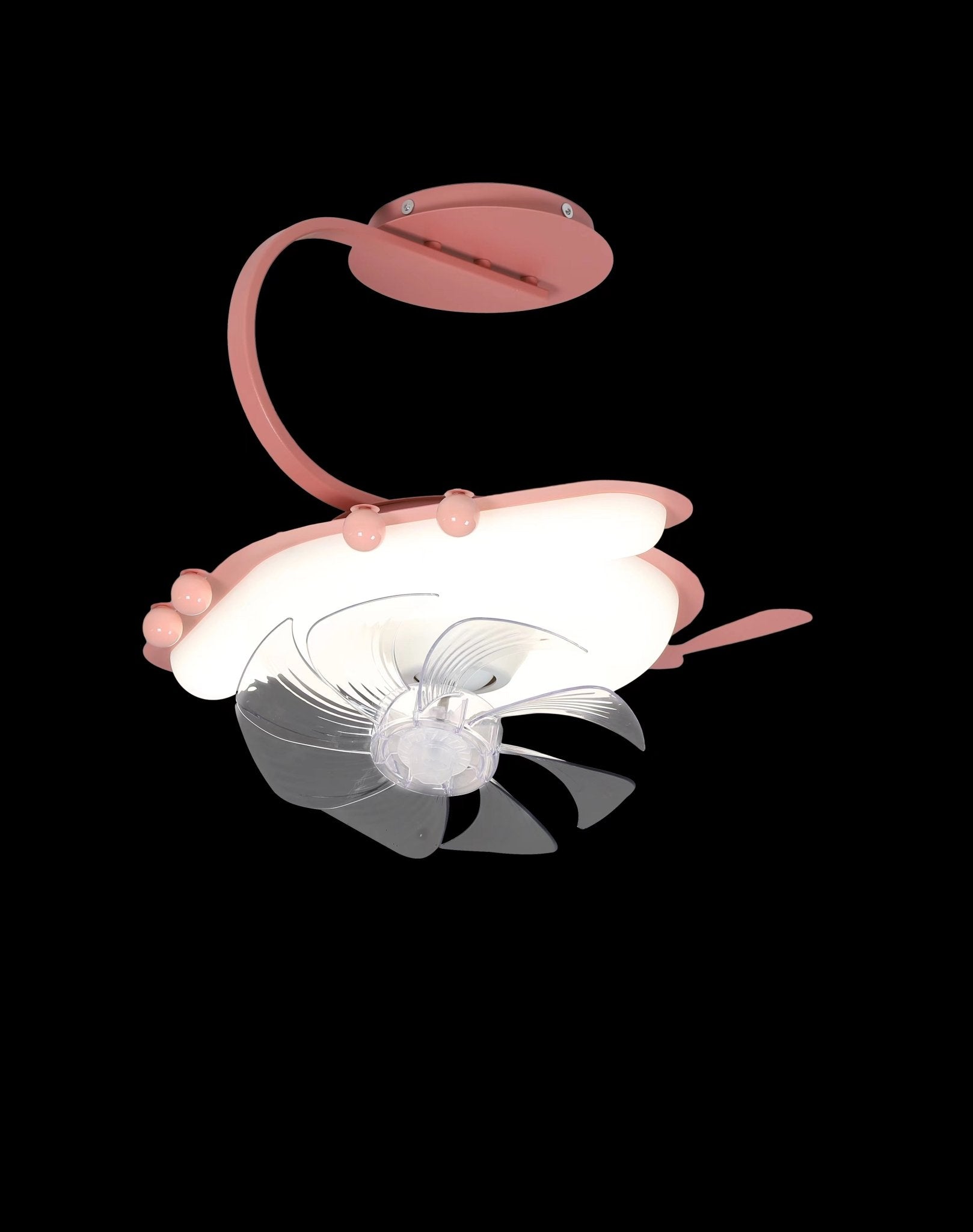 AUR - KID - 665PK Pink Airplane - Shaped Ceiling Light Fan - Lighting - Aura Lighting - Azar Group