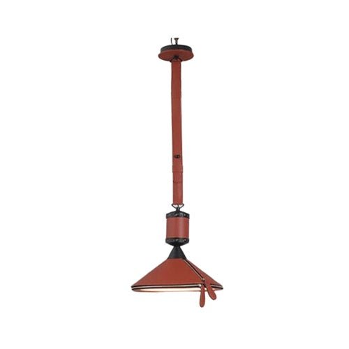 AUR - MD1742 - D470 - BR Tiferet Brown Leather Pendant Light - Lighting - Aura Lighting - Azar Group