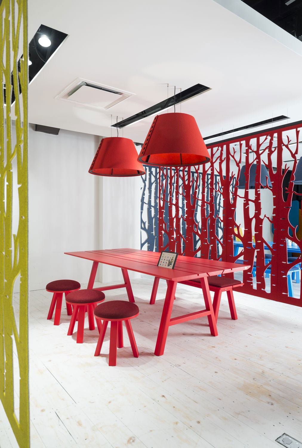 AUR - MD1750 - D530 - RD BuzziShade Red Pendant Light - Lighting - Aura Lighting - Azar Group