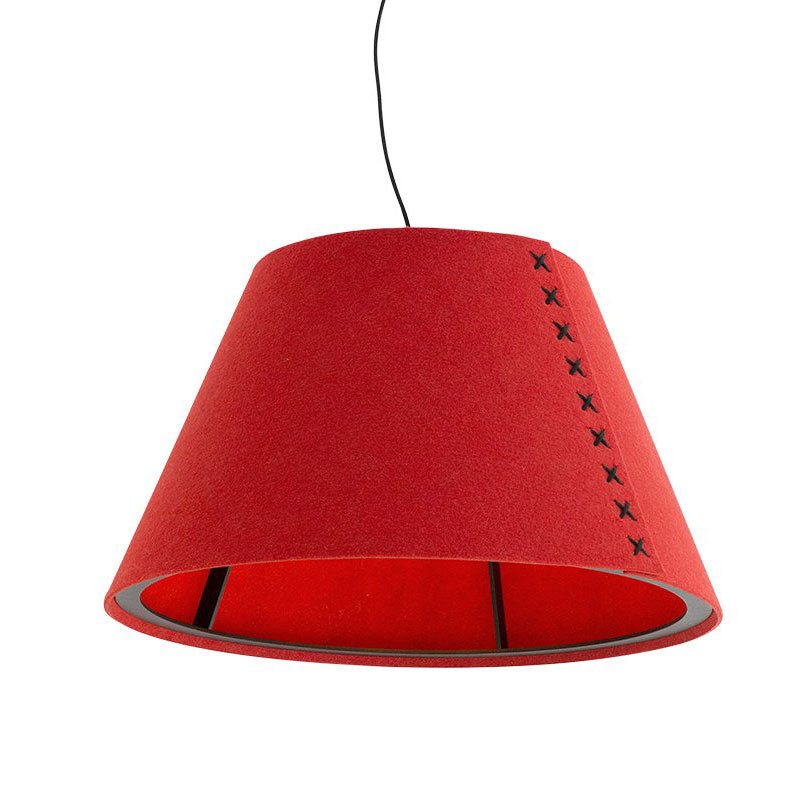 AUR - MD1750 - D530 - RD BuzziShade Red Pendant Light - Lighting - Aura Lighting - Azar Group