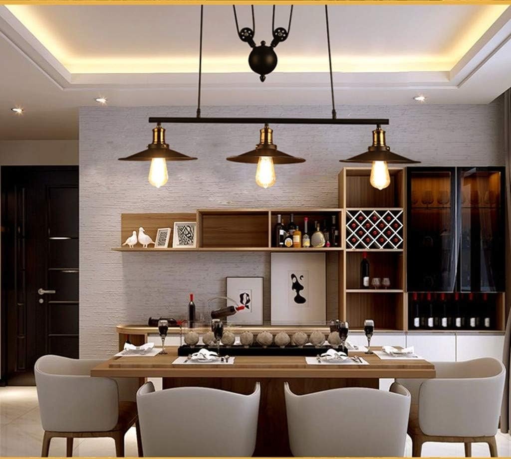 AUR - PEND - 6048 - 3C Darleen 3 - Light Black 42 - inch Chandelier - Lighting - Aura Lighting - Azar Group