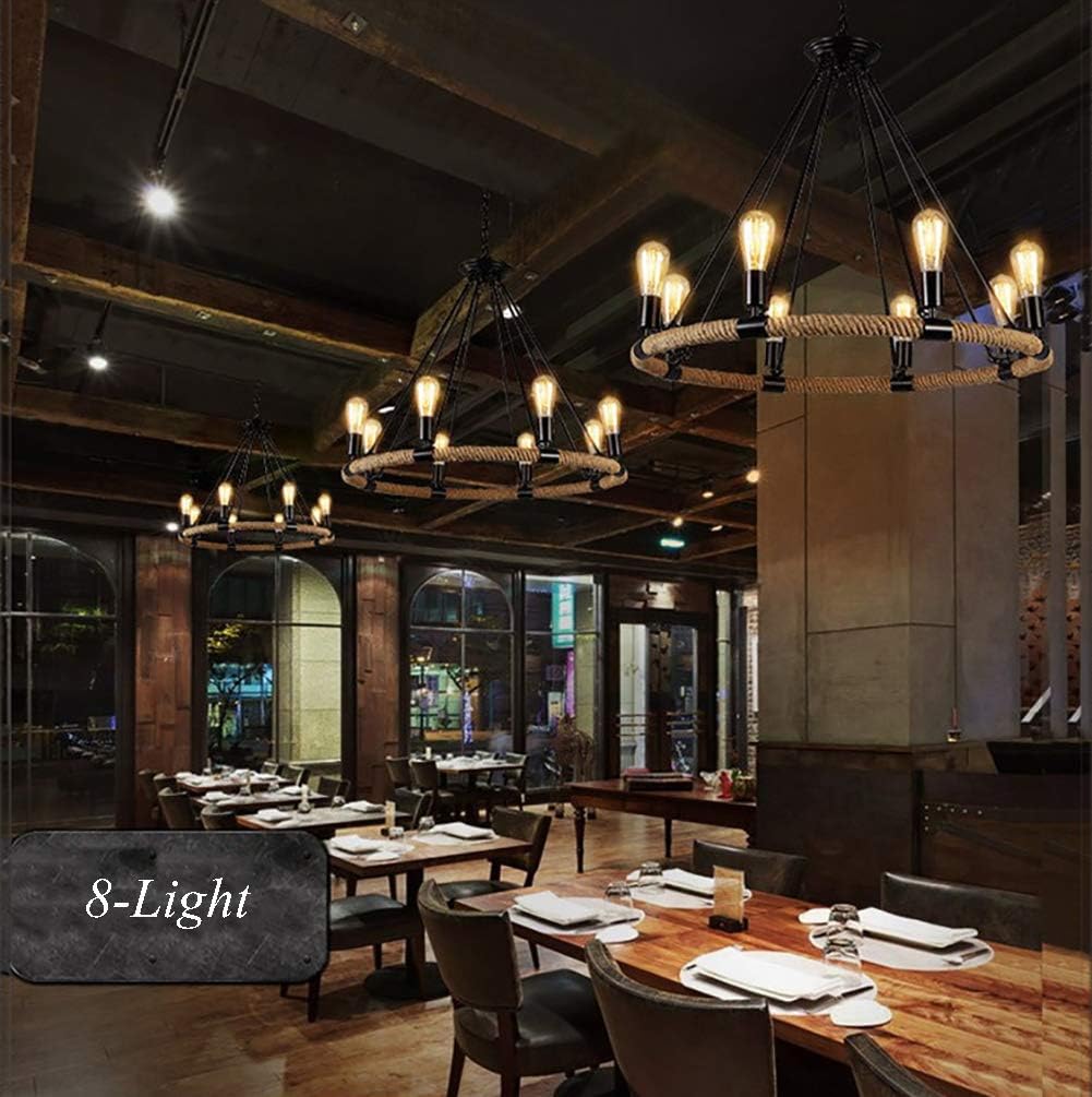 AUR - PEND - 8801 - D8 Ganges 8 Light Up Chandelier with Black Finish - Lighting - Aura Lighting - Azar Group