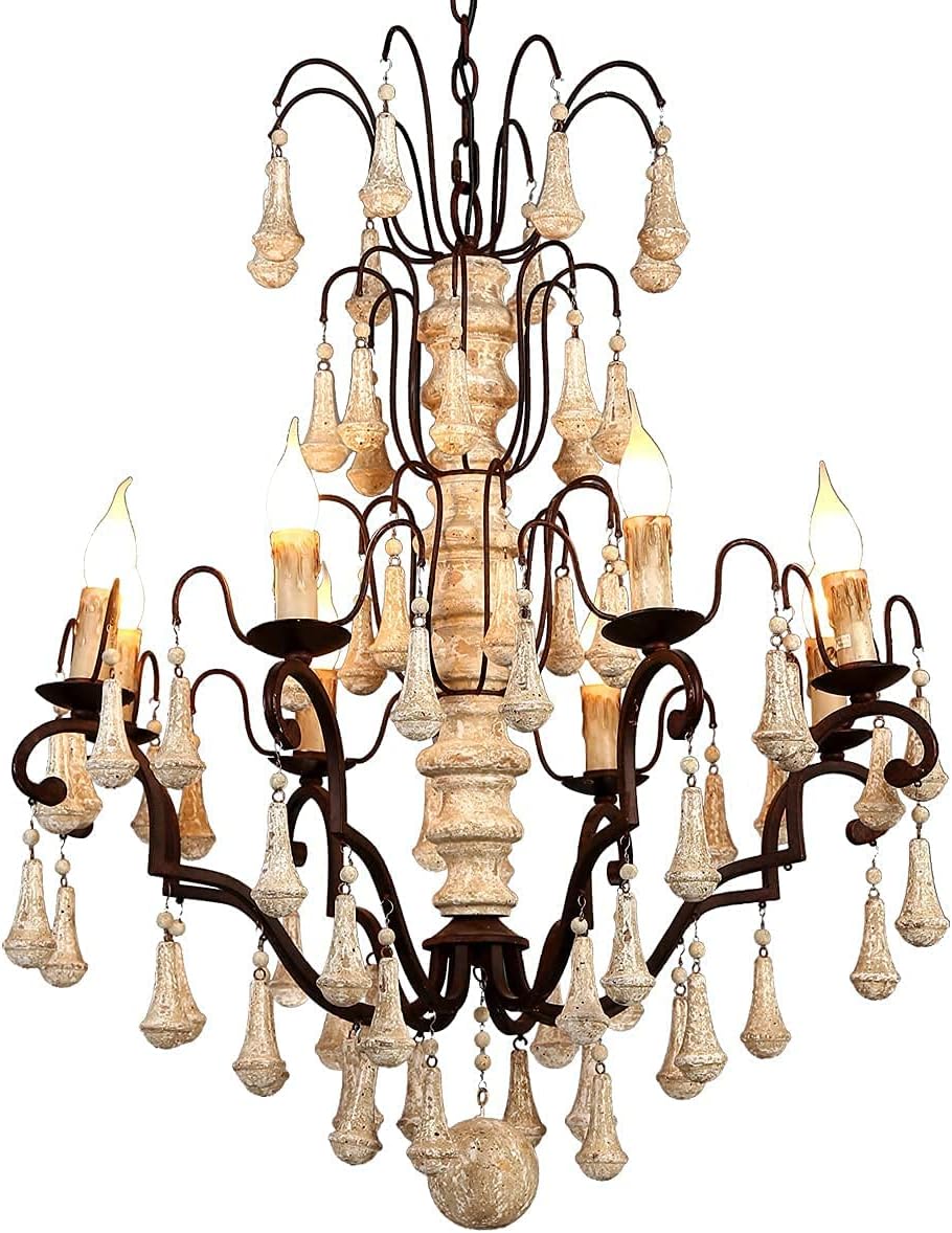 AUR - PEND - SY88022 - 8A Romatti HOFIT Rustic 8 - Light Chandelier - Lighting - Aura Lighting - Azar Group