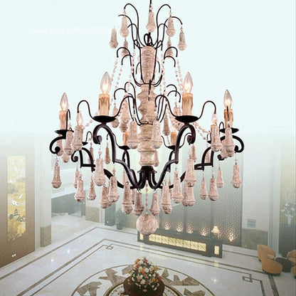 AUR - PEND - SY88022 - 8A Romatti HOFIT Rustic 8 - Light Chandelier - Lighting - Aura Lighting - Azar Group