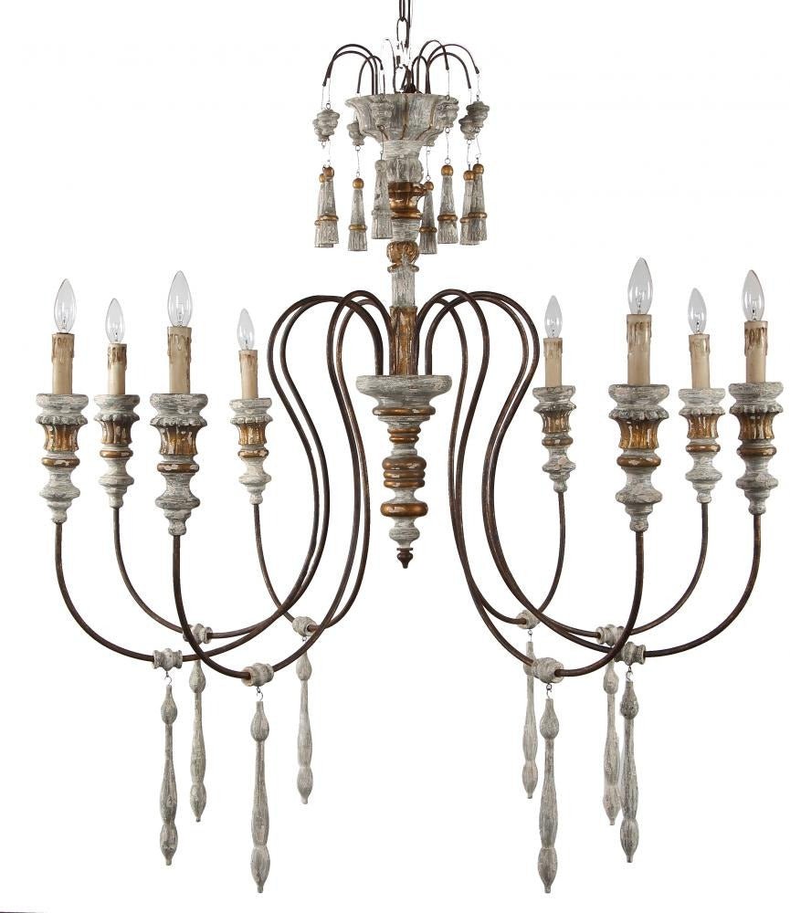 AUR - PEND - SY88036 - 8 Carlotta 8 - Light Chandelier - Lighting - Aura Lighting - Azar Group
