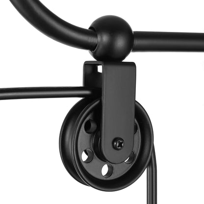 AUR - WL - 6048 - 1WC Darleen Black 1 - Light Industrial Wall Sconce with Adjustable Arm - Lighting - Aura Lighting - Azar Group