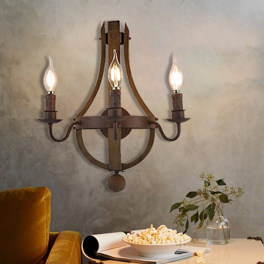AUR - WL - SY88020 - W3 Rustic Wine Barrel Stave Wall Sconce - Lighting - Aura Lighting - Azar Group