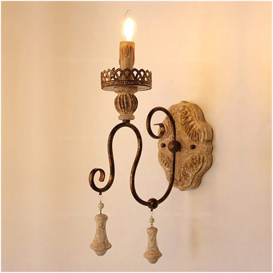 AUR - WL - SY88137 - 1W Vintage - Inspired 1 - Light Wall Sconce - Lighting - Aura Lighting - Azar Group