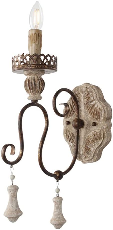 AUR - WL - SY88137 - 1W Vintage - Inspired 1 - Light Wall Sconce - Lighting - Aura Lighting - Azar Group