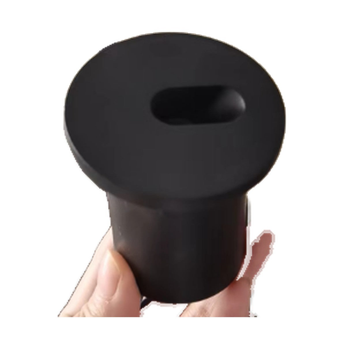 AURA Recessed Step Light – Round, Black (3W, Warm White 3000K)