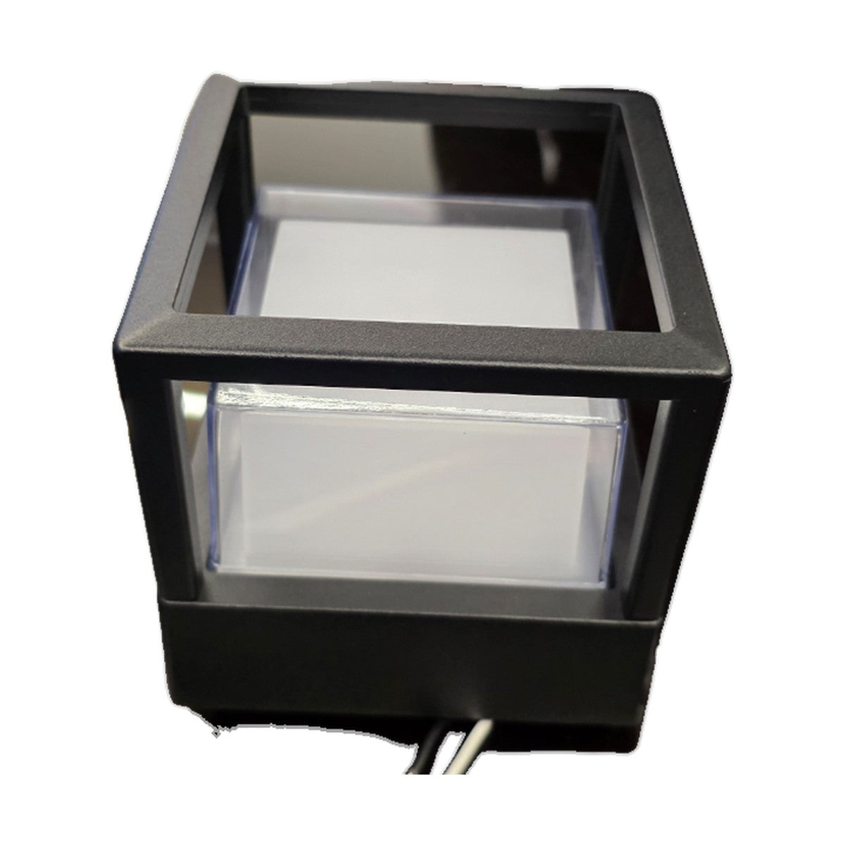 AURA Cube Pillar Light – Black, Small (5W, Natural White 4000K)