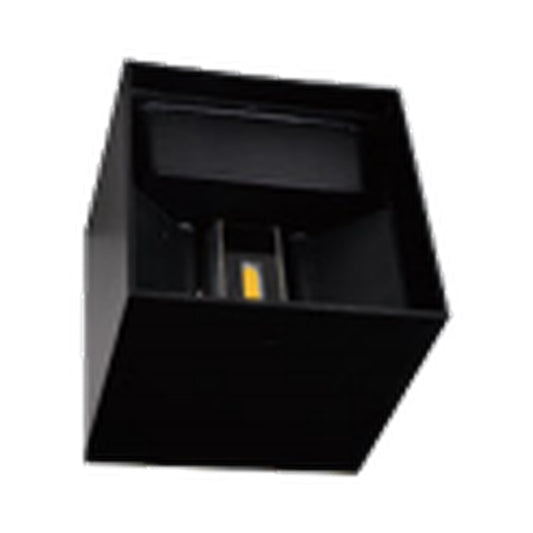 AURA Outdoor Up & Down Wall Light – Square, Dark Grey (6W, Warm White 3000K)