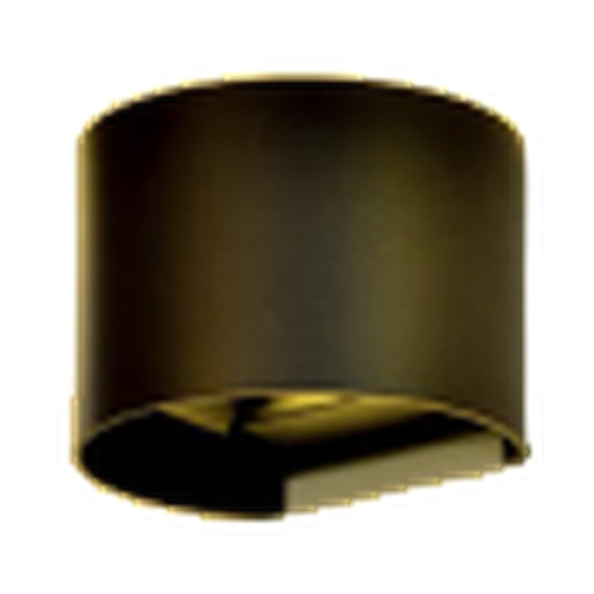 AURA Outdoor Up & Down Wall Light – Half-Round, Dark Grey (6W, Warm White 3000K)
