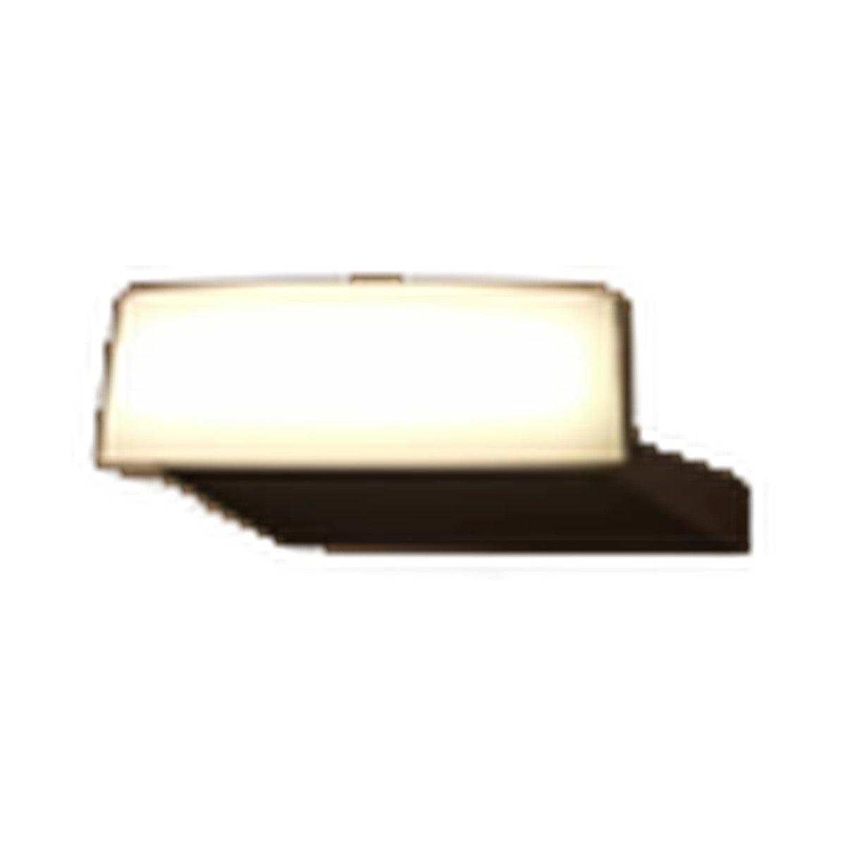 AURA Outdoor Rectangular Wall Light – Dark Grey (12W, Natural White 4000K)