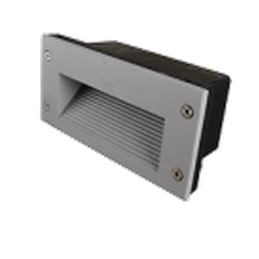 AURA Outdoor Recessed Step Light – Dark Grey (3W, Warm White 3000K)