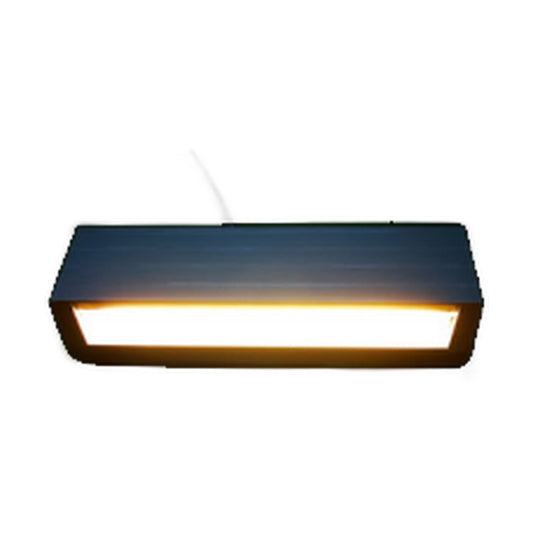AURA Outdoor Wall Washer Light – Dark Grey, 20 cm (12W, Warm White 3000K)