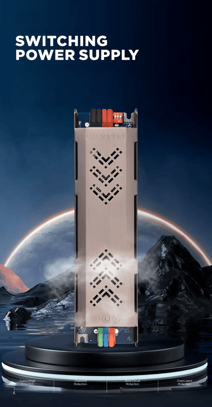 Aura LED Driver 220V to 24V (100W / 200W / 300W / 400W, Dimmable, Soft Start, Dual Output) - Aura Lighting - Azar Group