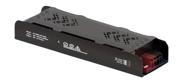 Aura LED Driver 220V to 24V (100W / 200W / 300W / 400W, Dimmable, Soft Start, Dual Output) - Aura Lighting - Azar Group