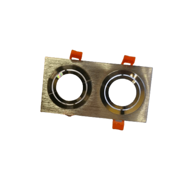 Aura Spotlight 618S - 2 Rectangular – 2 Heads - Aura Lighting - Azar Group