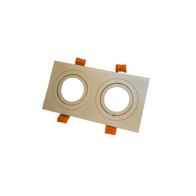 Aura Spotlight 618S - 2 Rectangular – 2 Heads - Aura Lighting - Azar Group