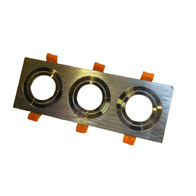 Aura Spotlight 618S - 3 Rectangular – 3 Heads - Aura Lighting - Azar Group