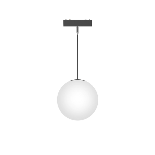 Ball Pandent Light Black 4000K DC48V 320° 9W D150*H150mm - Magnetic Track LED Light - Aura Lighting - Azar Group