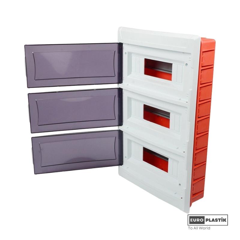 36-Way Flush Mounted Fuse Box – Euro Plastik