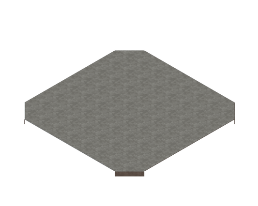 Cover for Cross Bend of Cable Tray W:600MM T:1.5MM Pre - Galvanized - IPOS - Azar Group