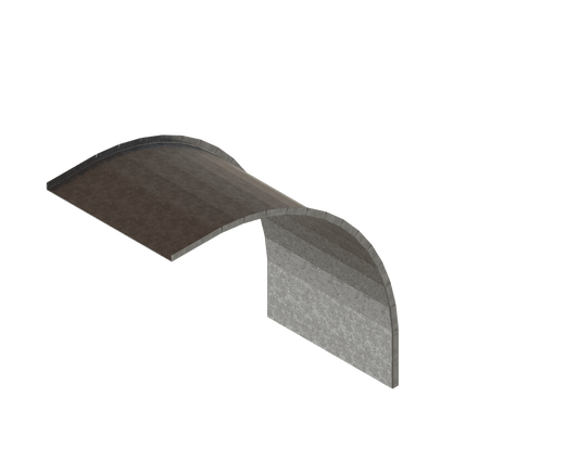 Cover for Vertical Inside Bend of Cable Tray W:600MM T:1.5MM Pre - Galvanized - IPOS - Azar Group