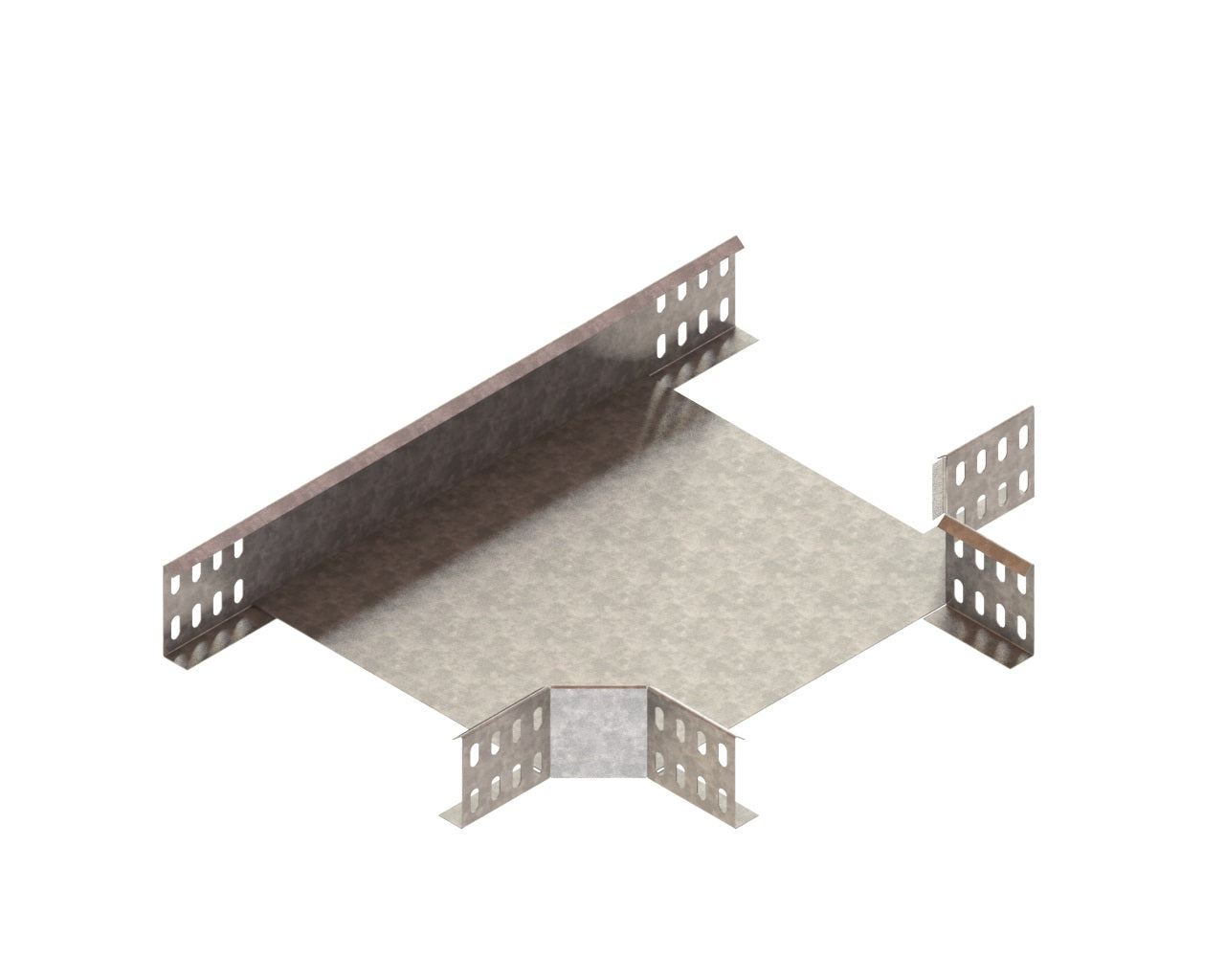 T Horizontal Bend of Cable Tray H:50MM W:150MM T:1.0MM Pre-Galvanized