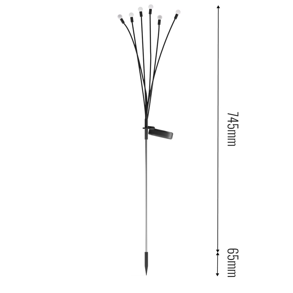 Firefly 8 LED Outdoor Solar Garden Lights - Summer Lighting Collection - Aura Lighting - Azar Group