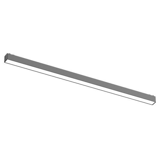 Flood Light 600F Black 4000K DC48V 150° 20W L615*W26*H24mm - Magnetic Track LED Light - Aura Lighting - Azar Group