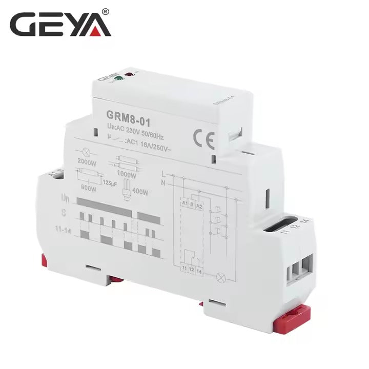 GEYA GRM8 - 01 Memory & Latching Relay - GEYA - Azar Group