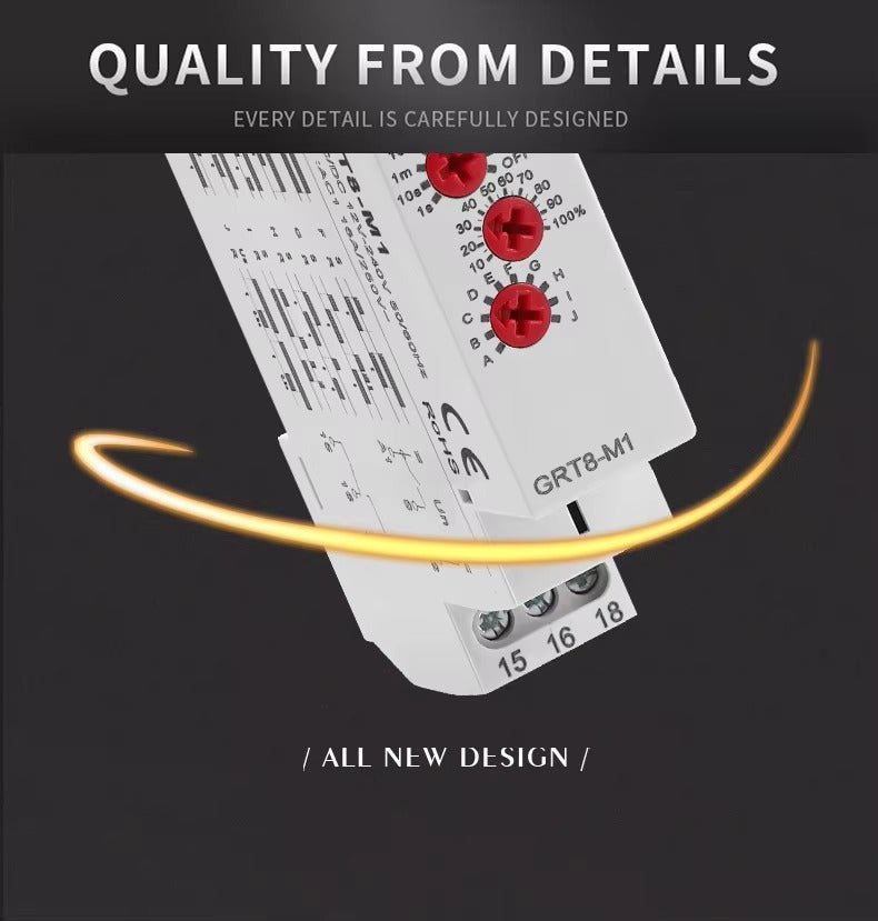 GEYA GRT8 - M1 Multifunction Time Relay - GEYA - Azar Group